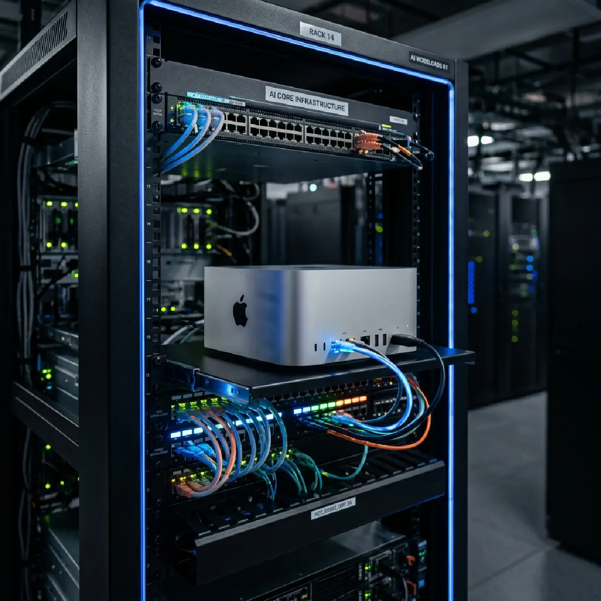 Mac Studio acting as a Local LLM Server in a Data Center