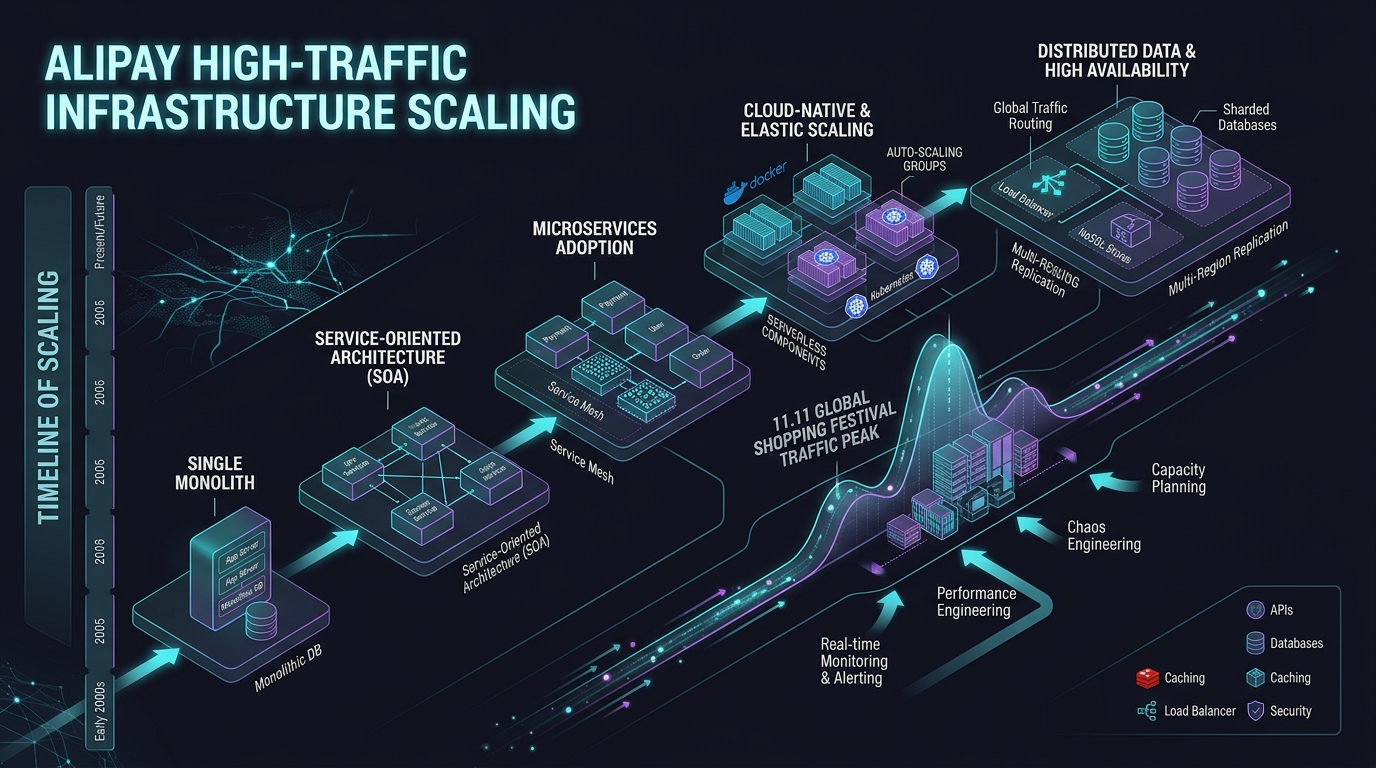 Alipay Double 11 Architecture series: 544,000 TPS payment processing at extreme scale
