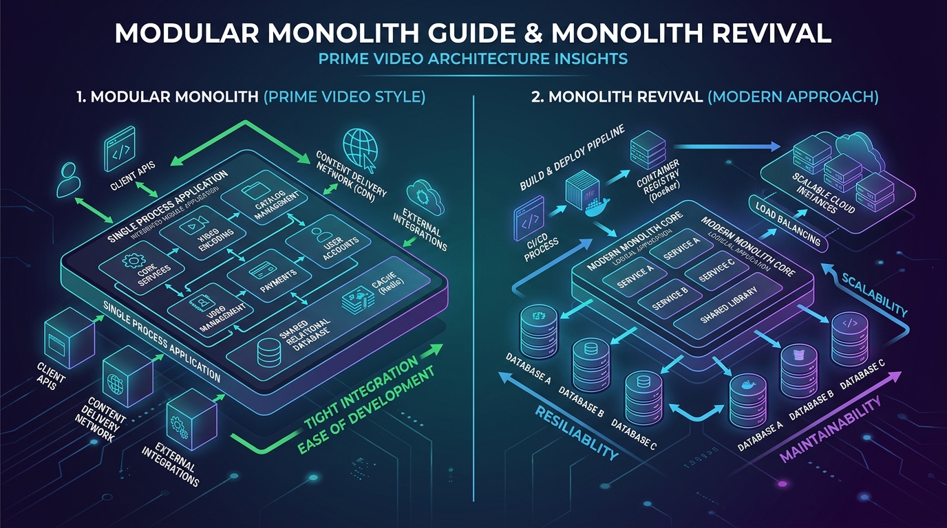 Modular Monolith Architecture Guide: Go, DDD, bounded contexts, and microservices reversal