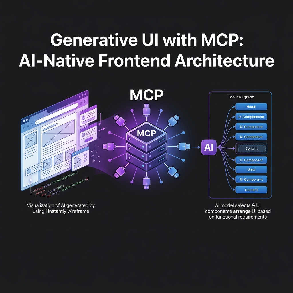 Generative UI and AI-Native Frontend Architecture series: MCP, LLM-driven UIs, and roadmap