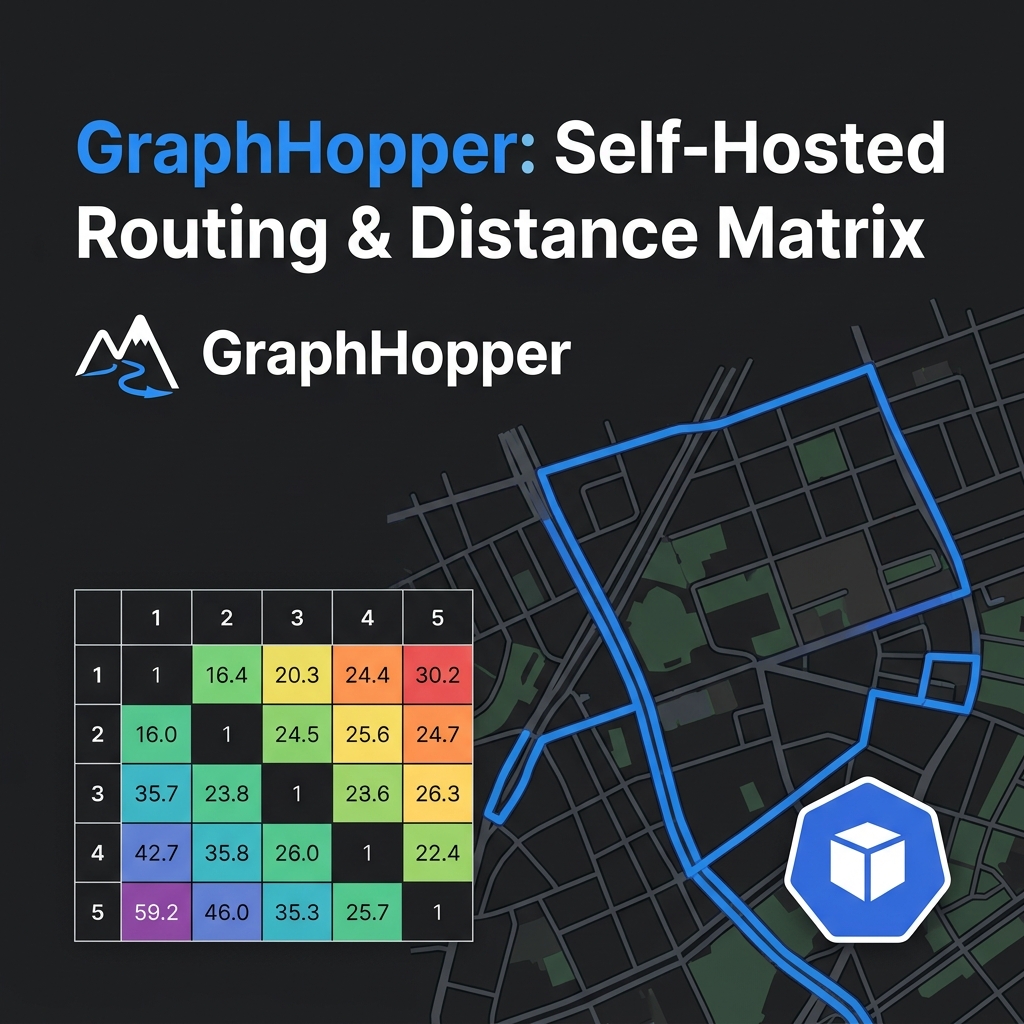 GraphHopper Kubernetes self-hosting with OpenStreetMap: deployment, data import, and scaling guide