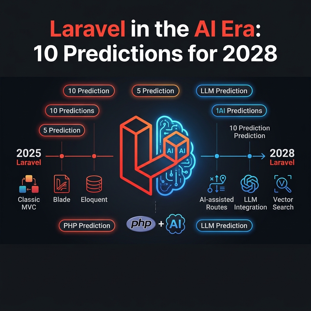 Laravel in the AI era: 10 predictions for 2028 — from LLM integration to AI-assisted development