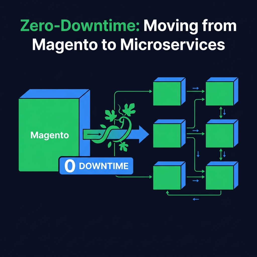 Zero-Downtime Blueprint: Moving from Magento to Microservices — Strangler Fig Pattern