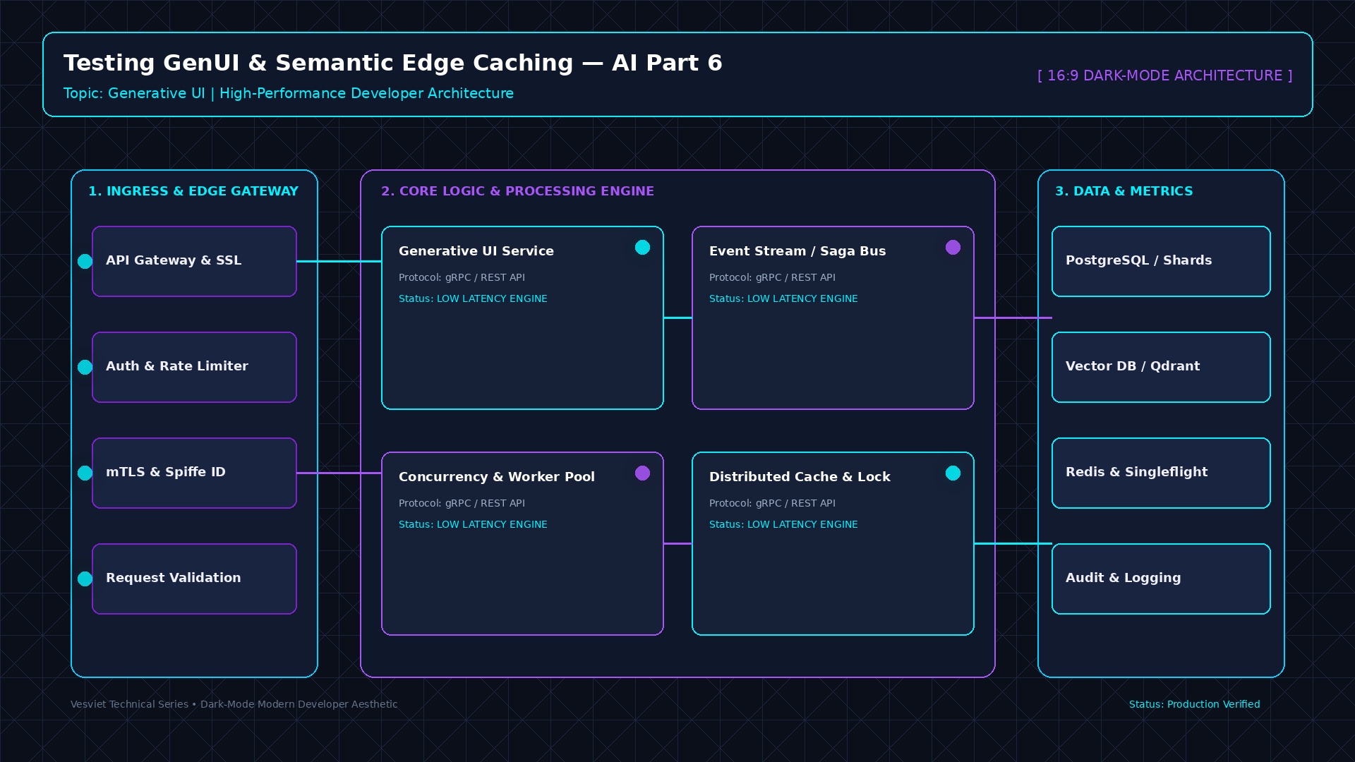 GenUI E2E Testing and Semantic Edge Caching on Cloudflare Workers