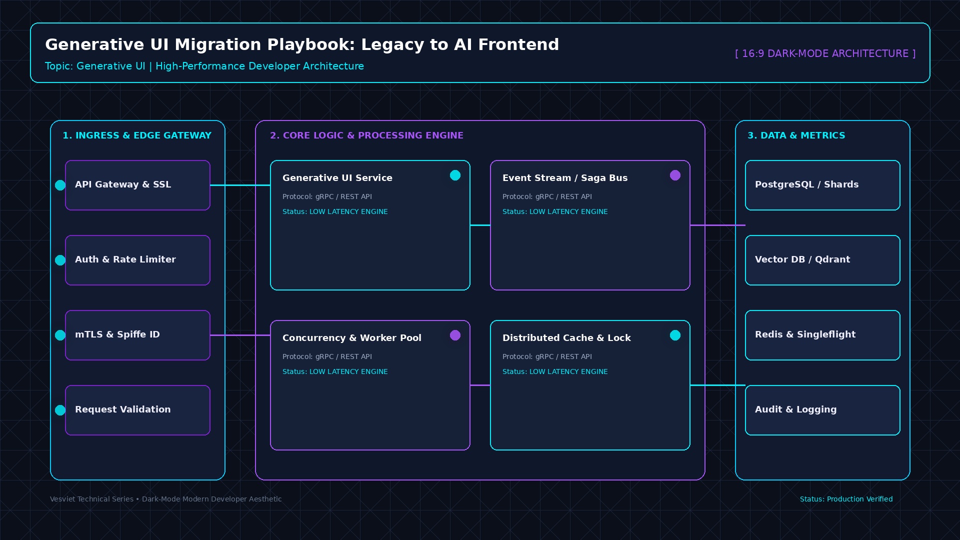 Migration Playbook to Generative UI four phase roadmap